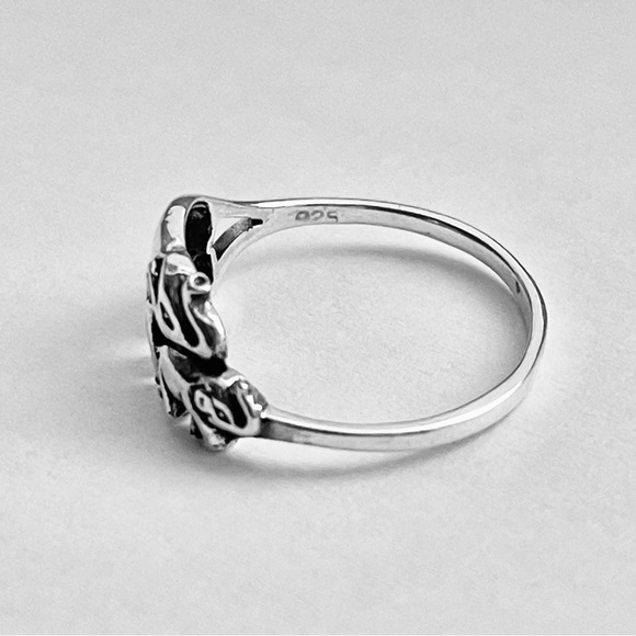 Sterling Silver Baby and Mama Elephant Ring, Animal Ring, Silver Rings - Picture 12 of 12